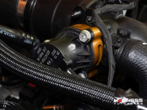 Ford Bronco Blow Off Adapter Plate - 2.7L Turbo - SILA Concepts - Orange